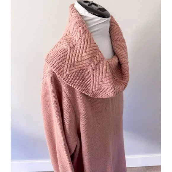 Lane Bryant Maude Cowl Neck Knit Sweater - Size 22/24 - Picture 5 of 9